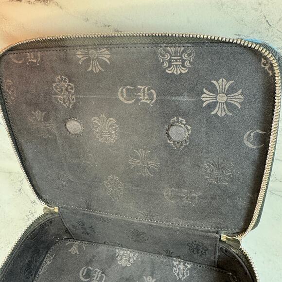 Chrome Hearts Jewelry Case  St Barth Exclusive Leopard Pony Hair Box Bag Clutch - Picture 13 of 16